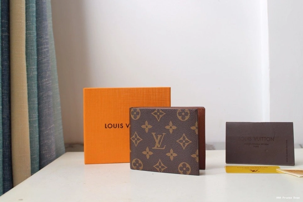 AAA Replica Ru AMERIGO VUITTON LOUIS WALLET 0817